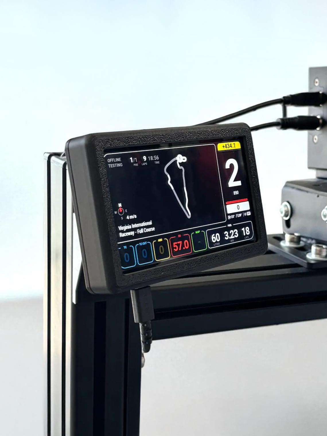 sim racing digital display unit ddu vocore