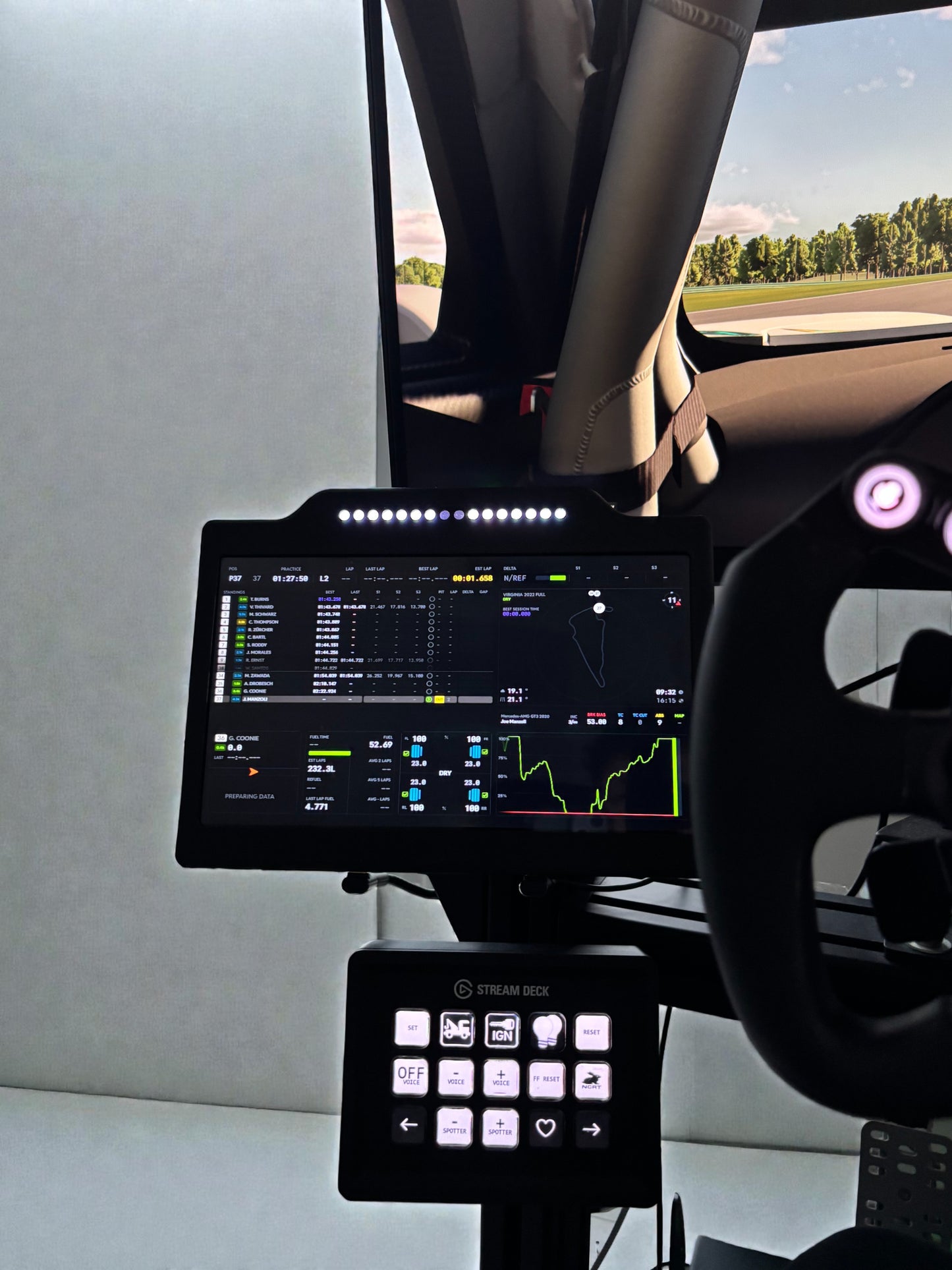 10" Touchscreen DDU with 16 RGB Lights