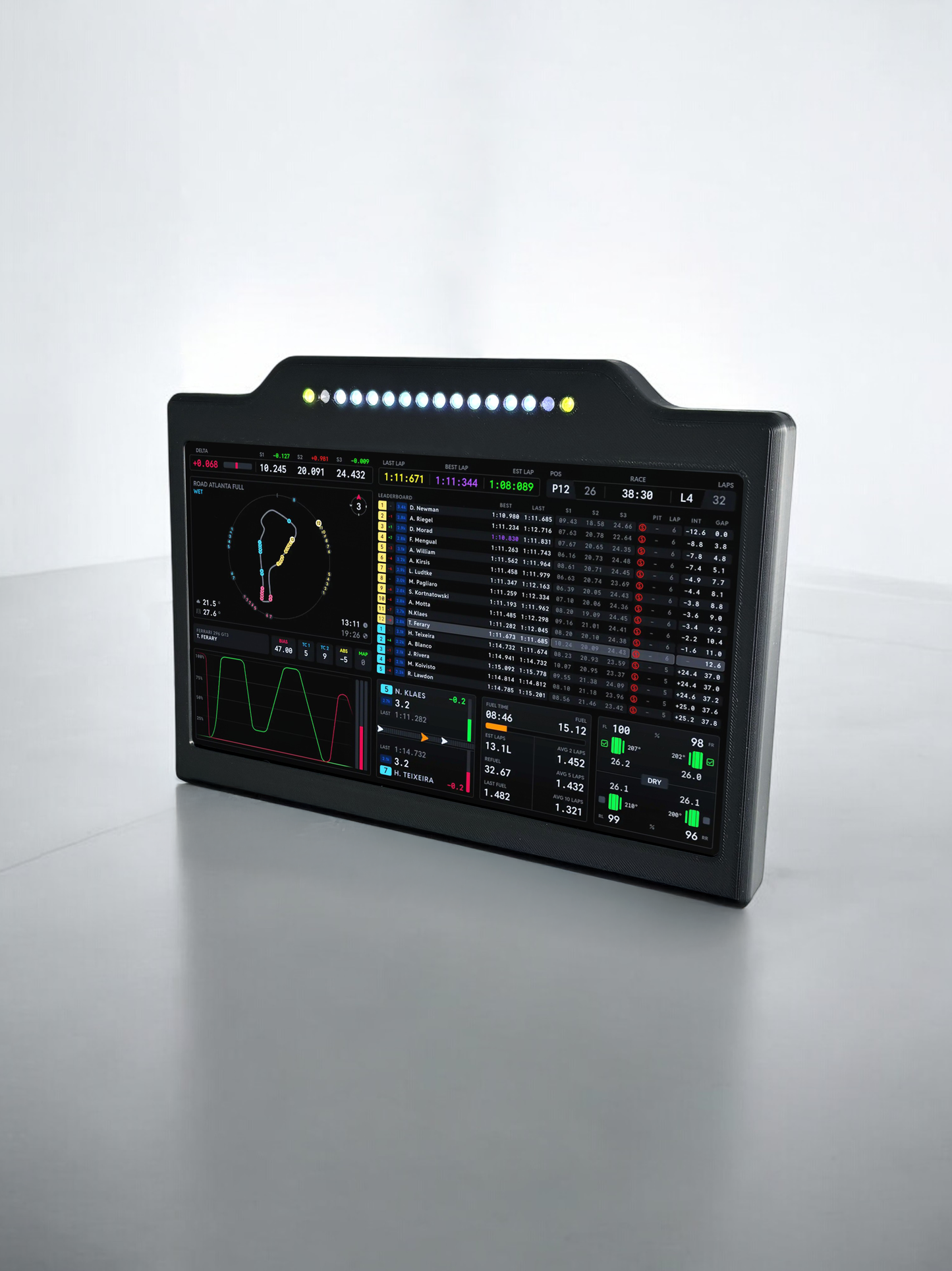 10" Touchscreen DDU with 16 RGB Lights