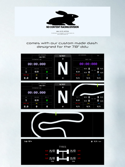 7.8" Widescreen DDU Touchscreen with 24 RPM Lights