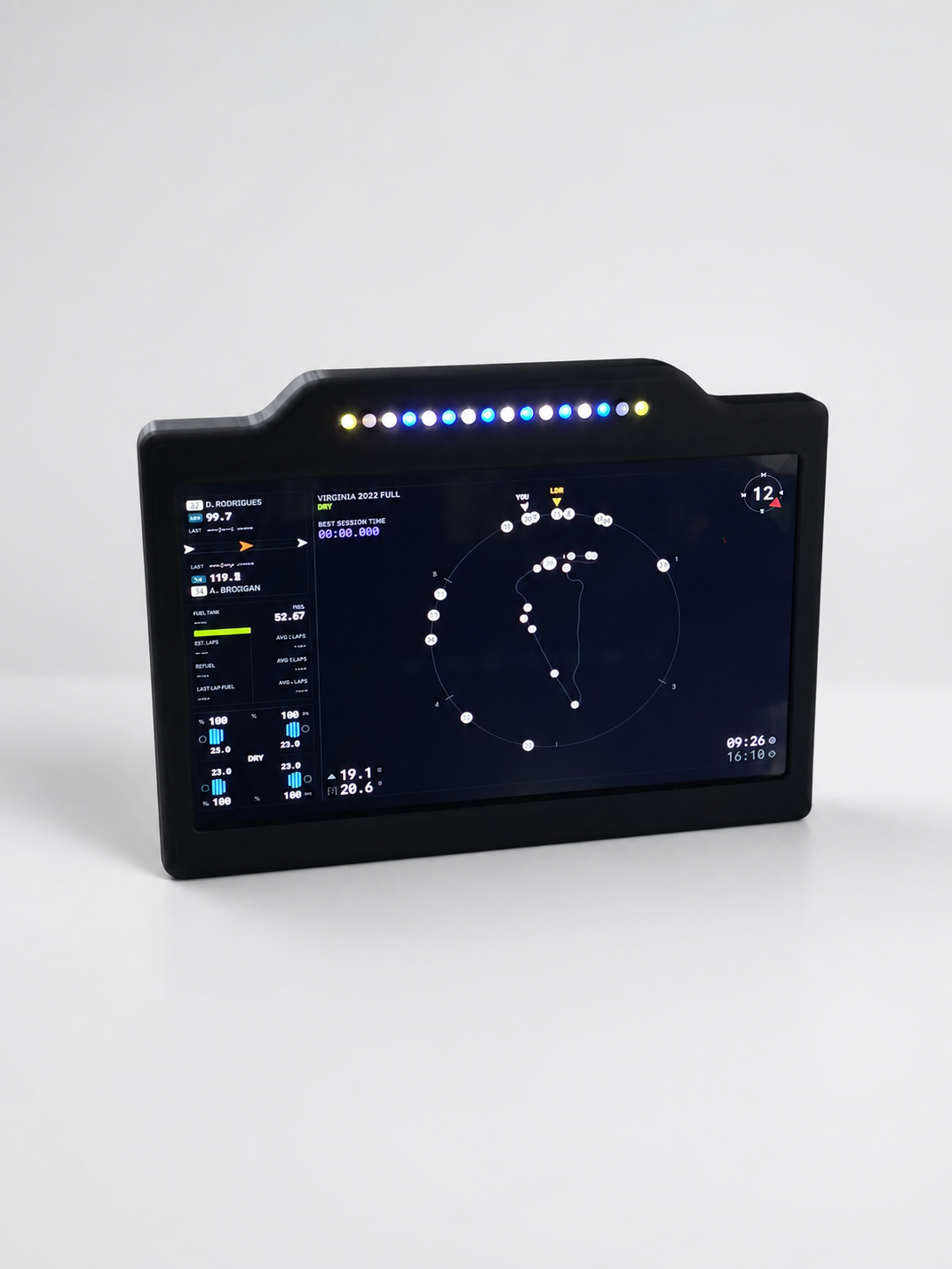 10" Touchscreen DDU with 16 RGB Lights