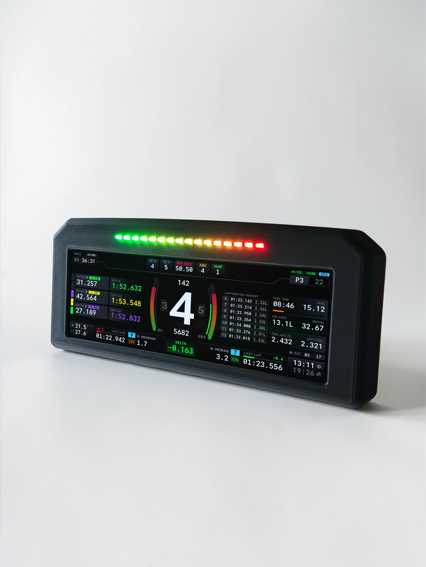 7.8" Widescreen DDU Touchscreen with 16 RPM Lights